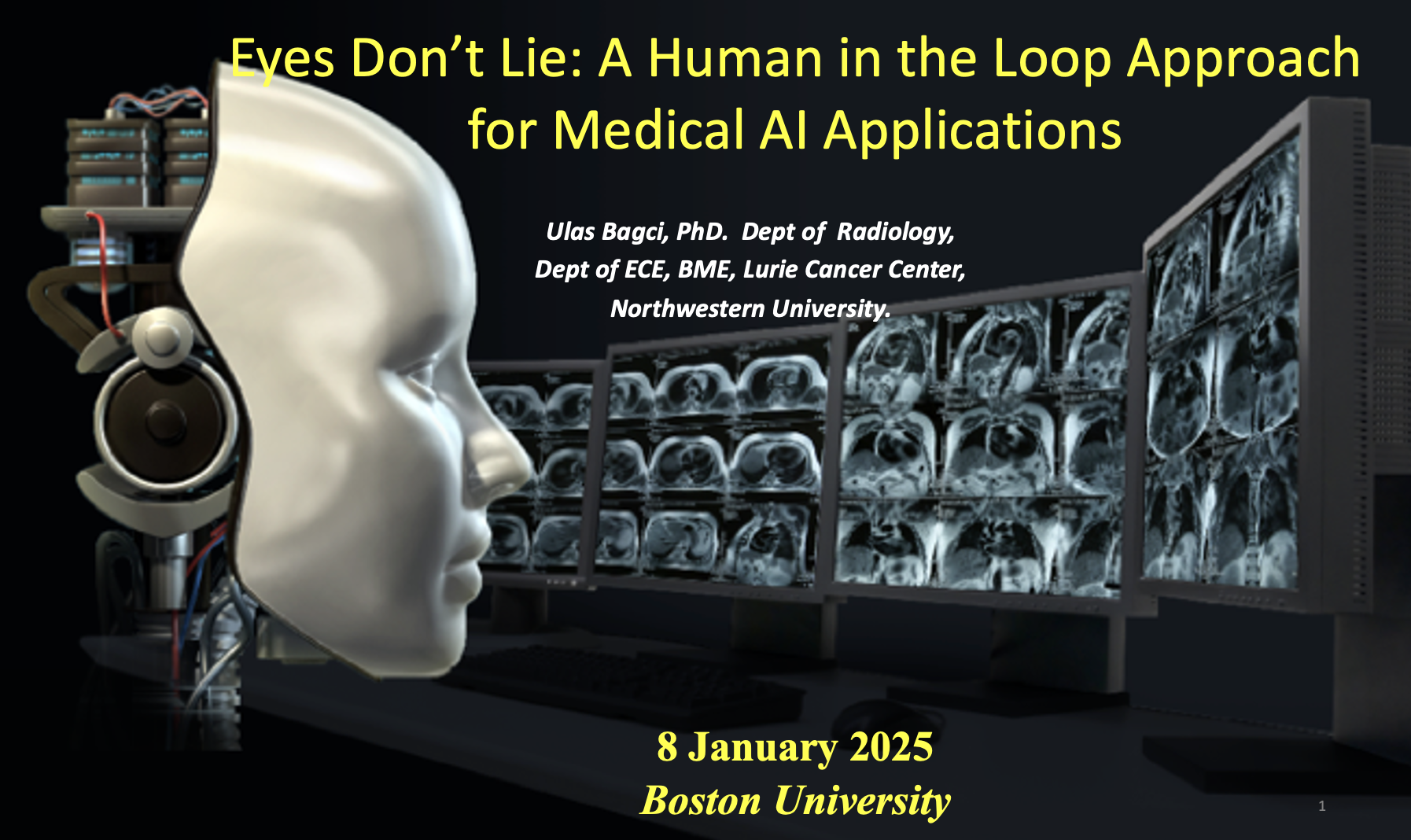 Ulas Bagci gives an invited talk at Boston University — original accompanying document or figure